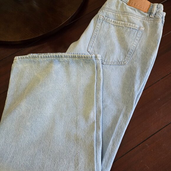 PacSun Medium Indigo Mid Rise Baggy Jeans Size 30 - Picture 6 of 8
